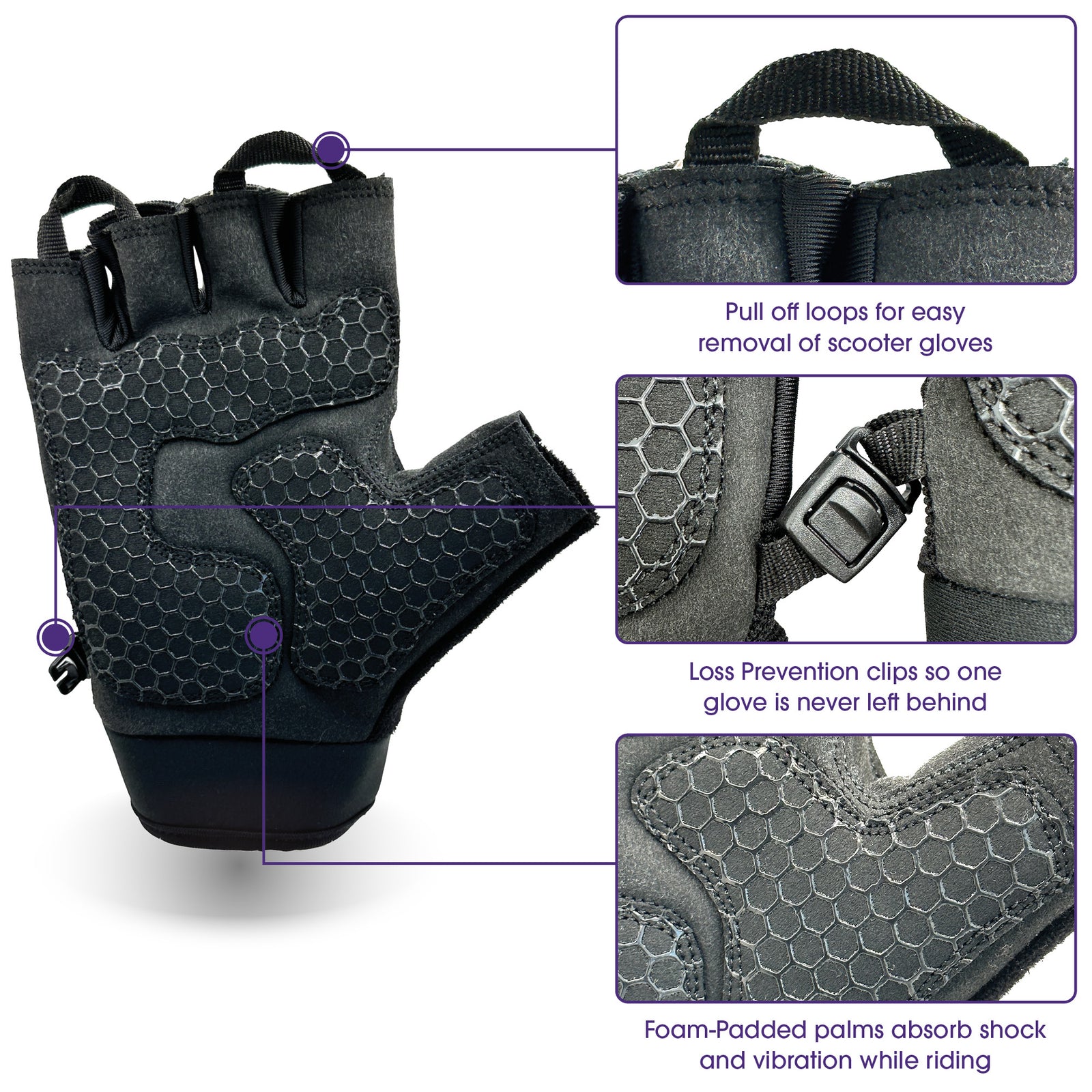 Fingerless Riding Gloves
