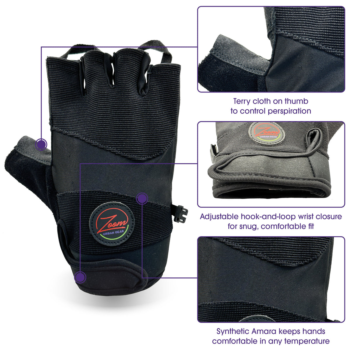 Fingerless Riding Gloves