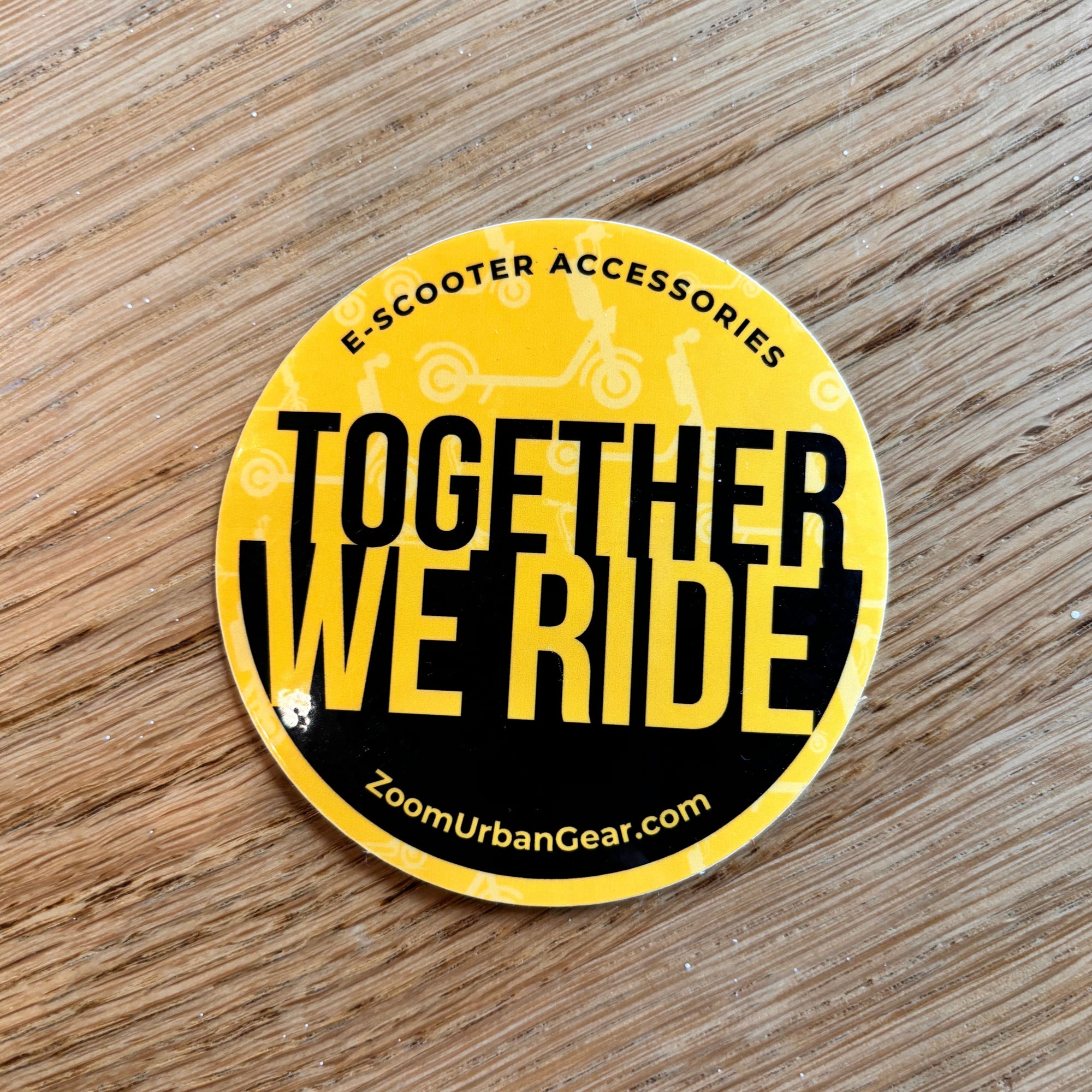 "Together We Ride" Decorative Sticker