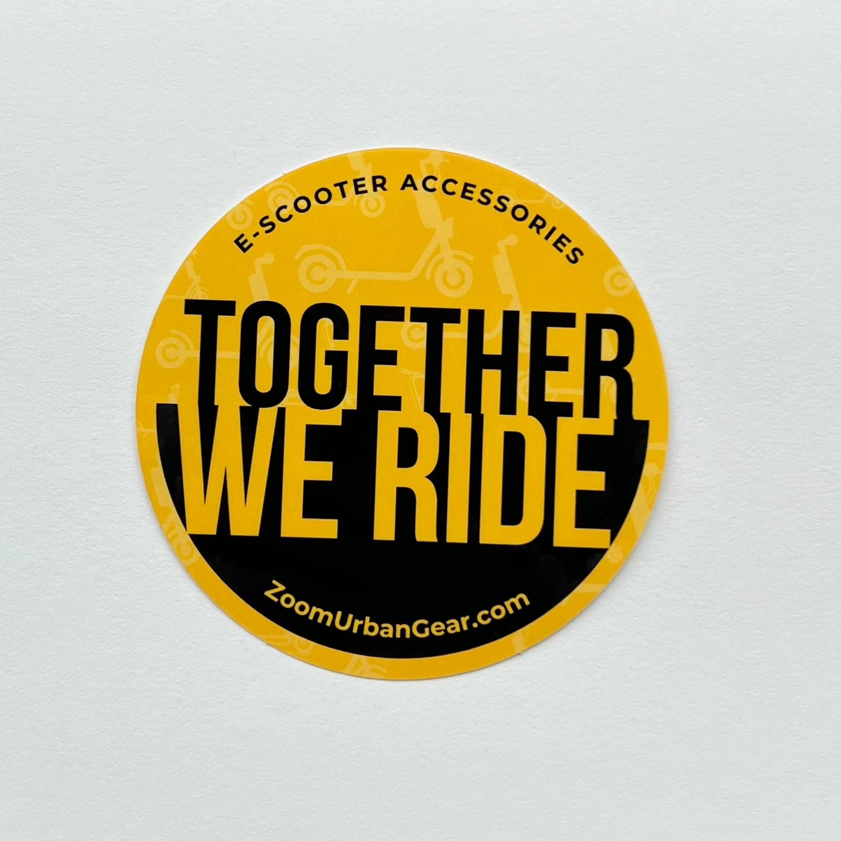 "Together We Ride" Decorative Sticker